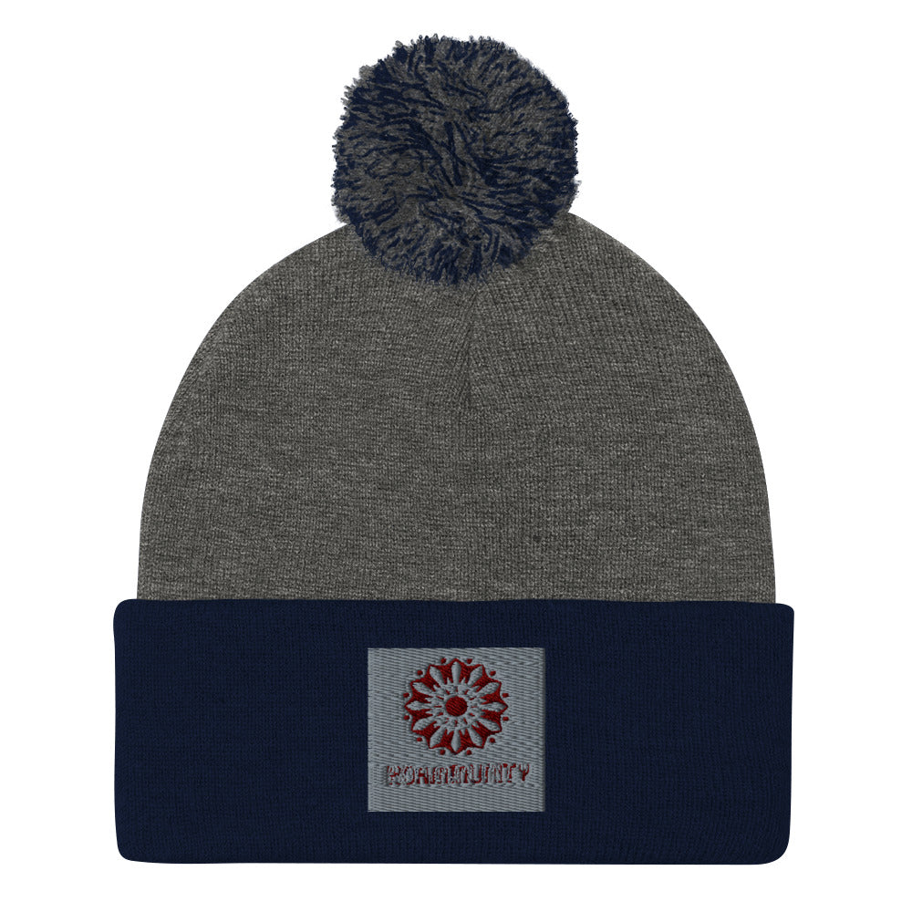 Koammunity main logo - Pom Pom Knit Cap