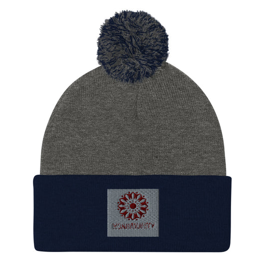 Koammunity main logo - Pom Pom Knit Cap