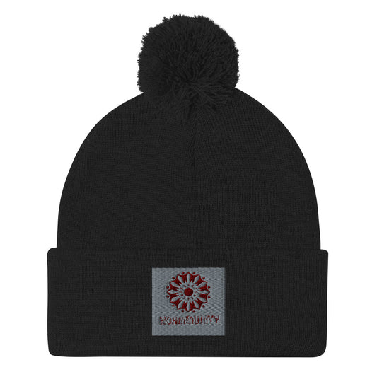 Koammunity main logo - Pom Pom Knit Cap