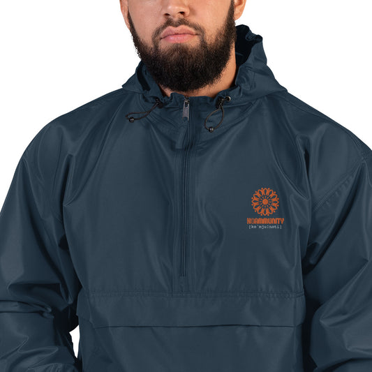 Stack logo orange - Embroidered Champion Packable Jacket