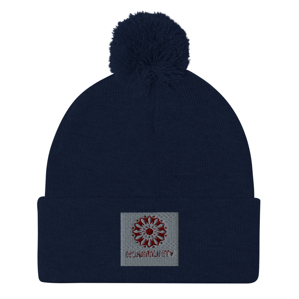 Koammunity main logo - Pom Pom Knit Cap